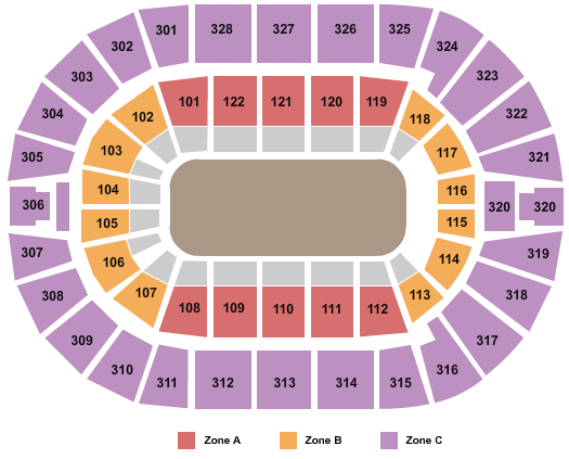 Bok Center Tulsa Seating Chart